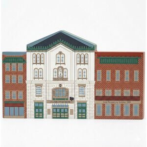Vintage Cat's Meow Village Fulton Opera House Shelf Sitter | 1990s Signed
